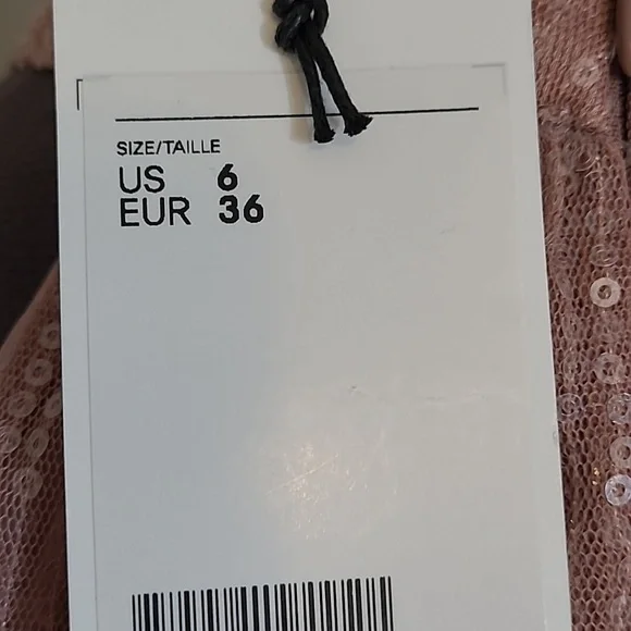 SZ6 NWT H&M Sequined Halter Dress - Picture 9 of 12